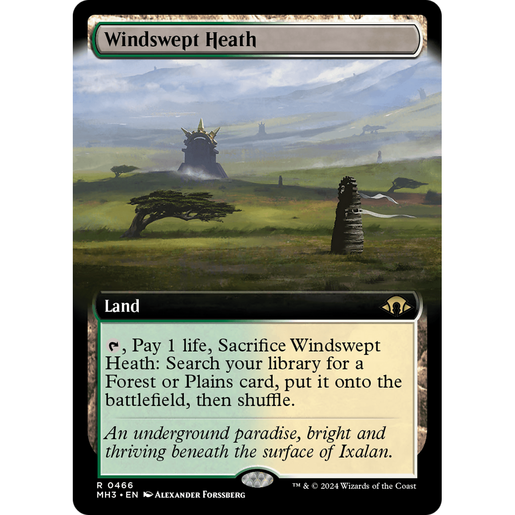 Windswept Heath (MH3-466) - Modern Horizons 3: (Extended Art) Foil