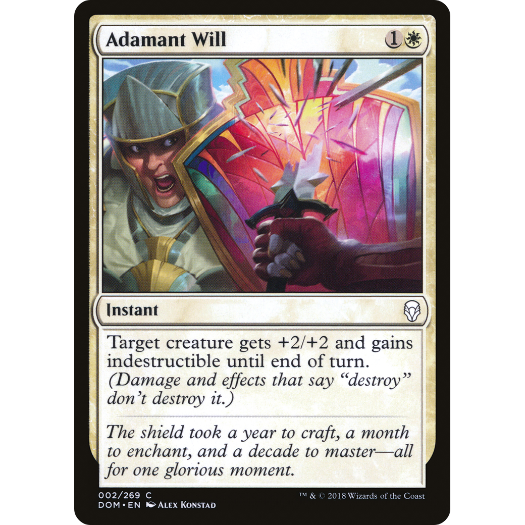 Adamant Will (DOM-002) - Dominaria