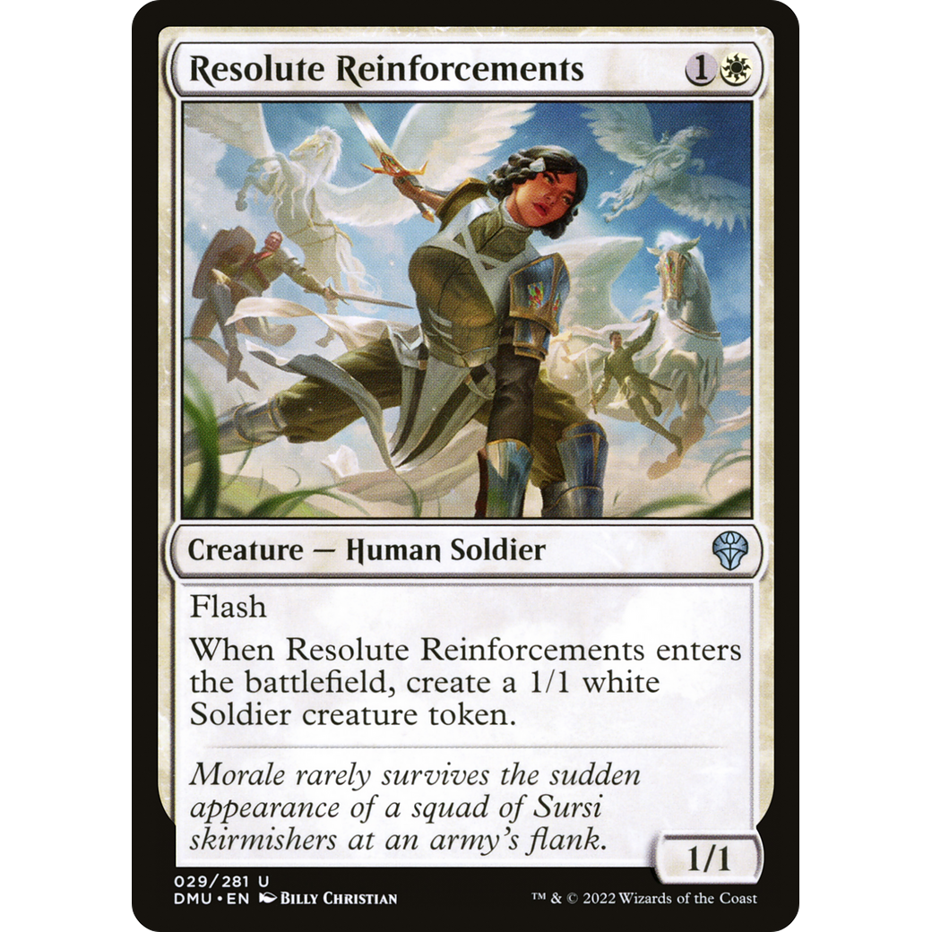 Resolute Reinforcements (DMU-029) - Dominaria United