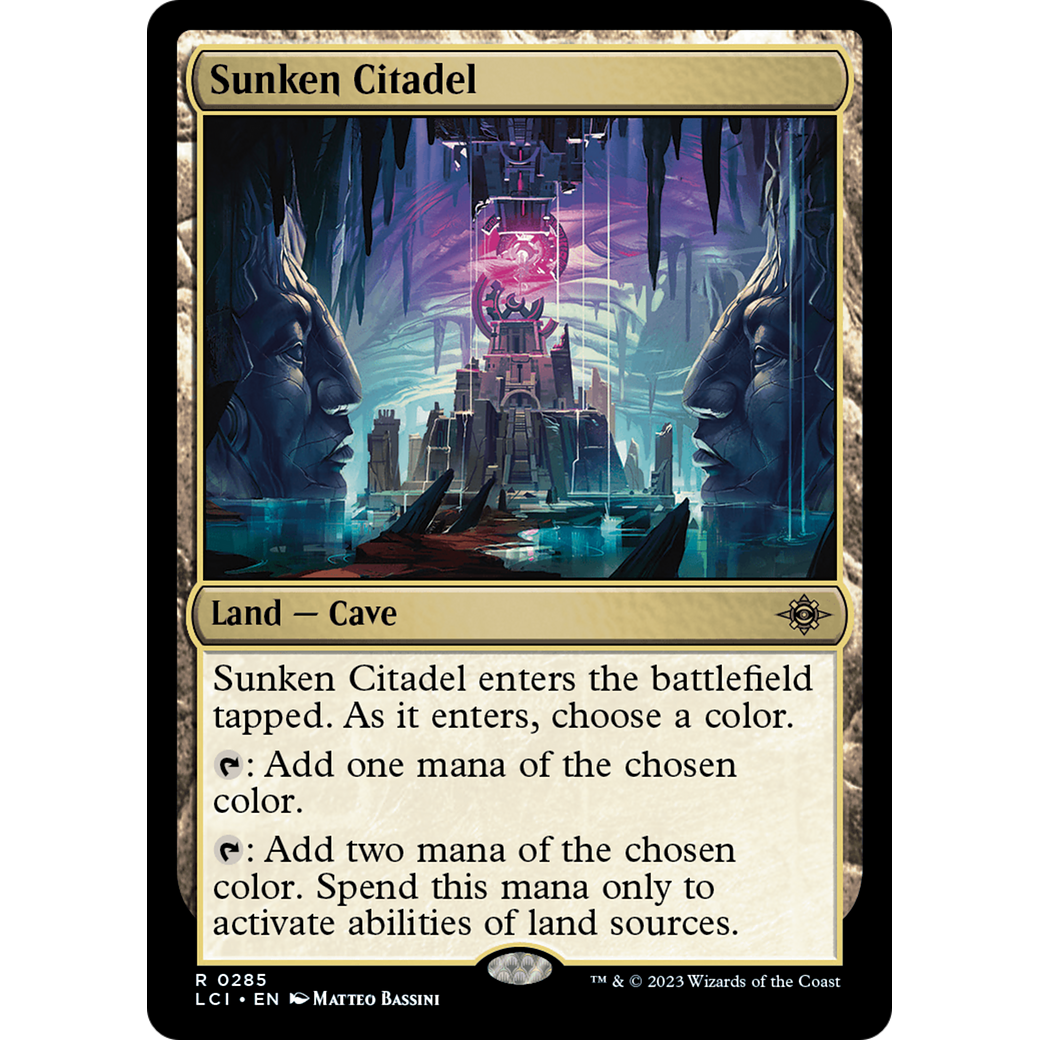 Sunken Citadel (LCI-285) - The Lost Caverns of Ixalan Foil
