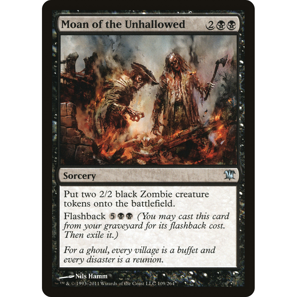 Moan of the Unhallowed (ISD-109) - Innistrad