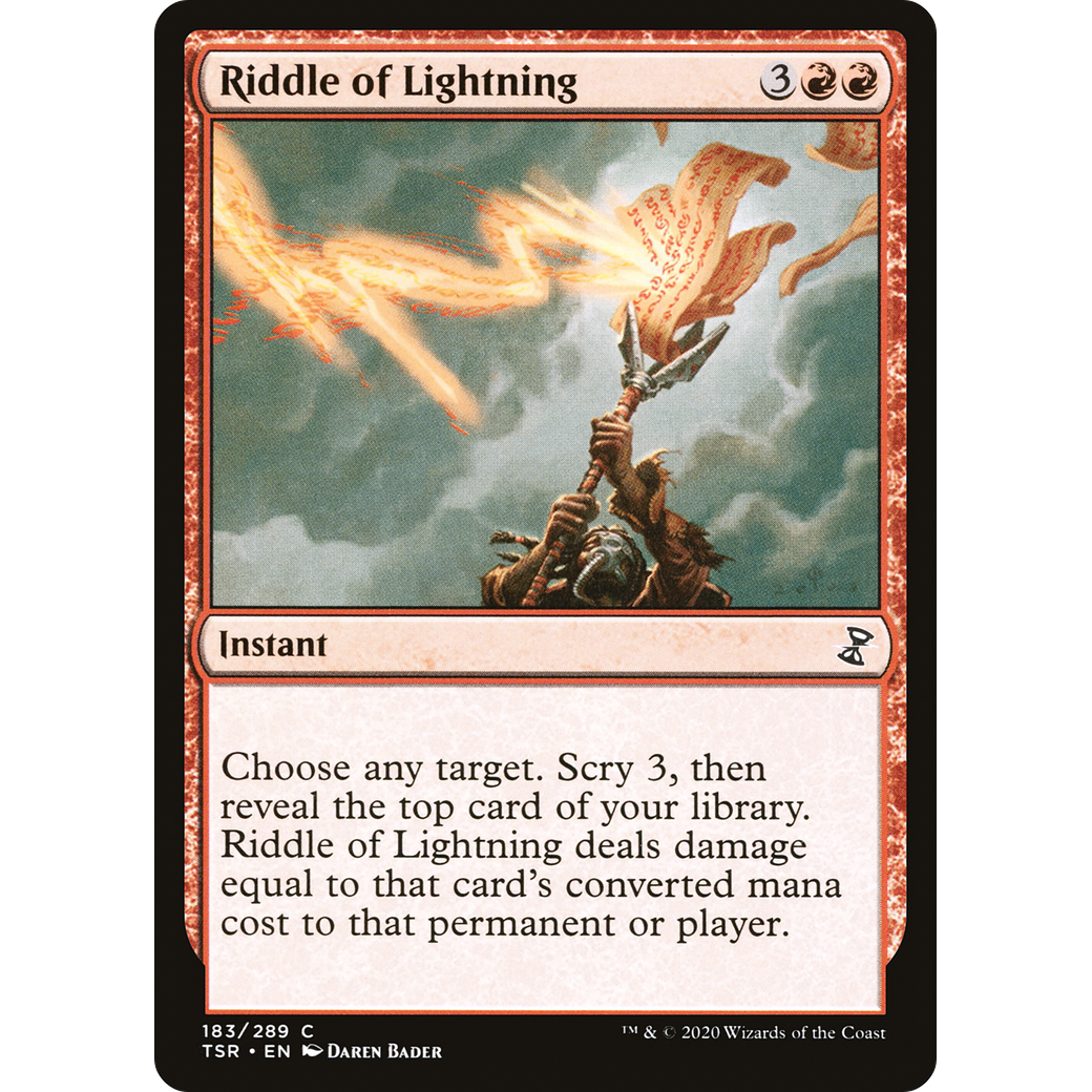 Riddle of Lightning (TSR-183) - Time Spiral Remastered Foil
