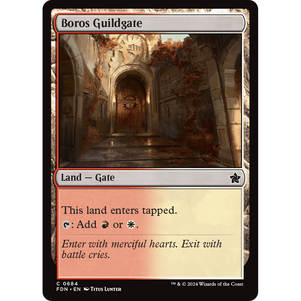 Boros Guildgate (FDN-684) - Foundations