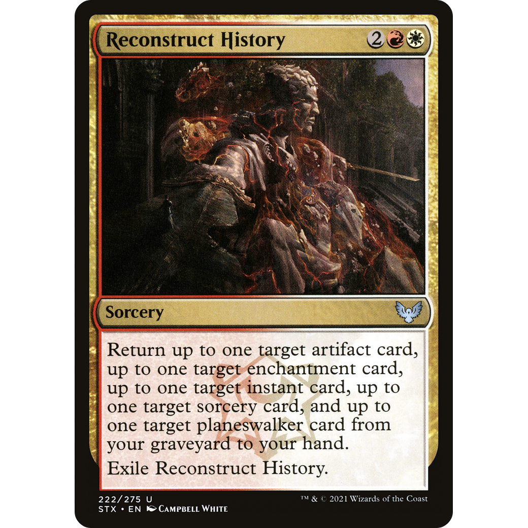 Reconstruct History (STX-222) - Strixhaven: School of Mages Foil