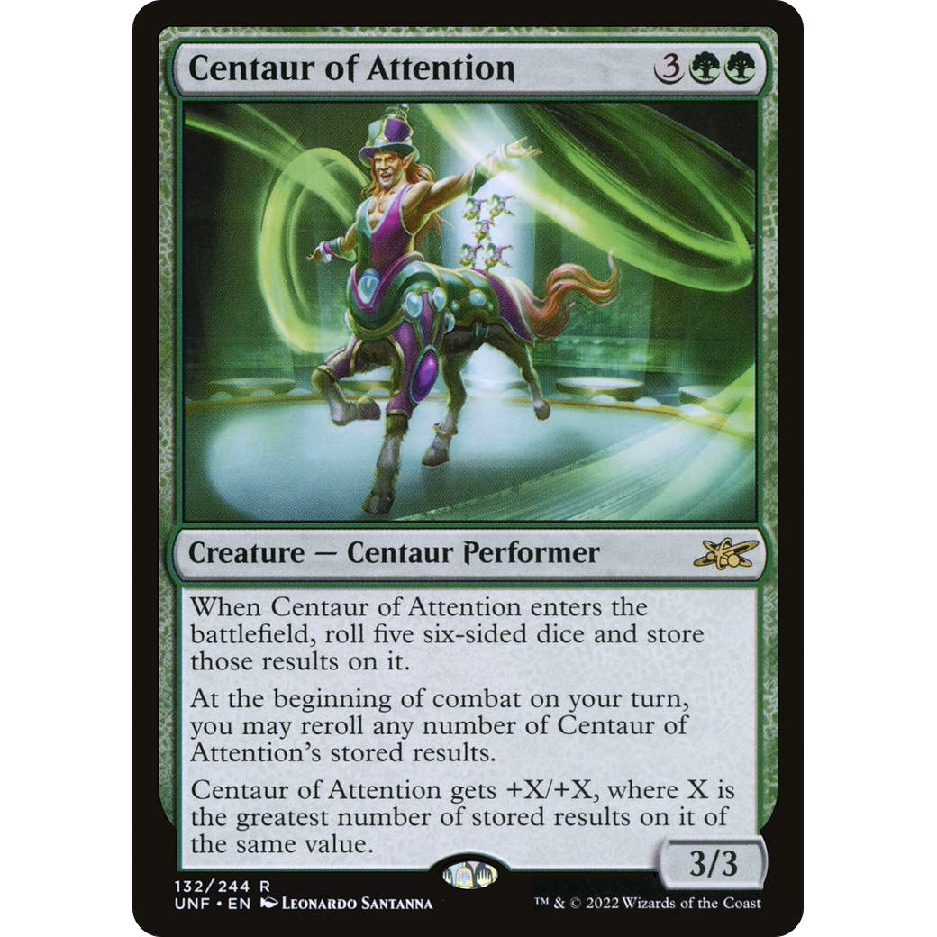 Centaur of Attention (UNF-132) - Unfinity Foil