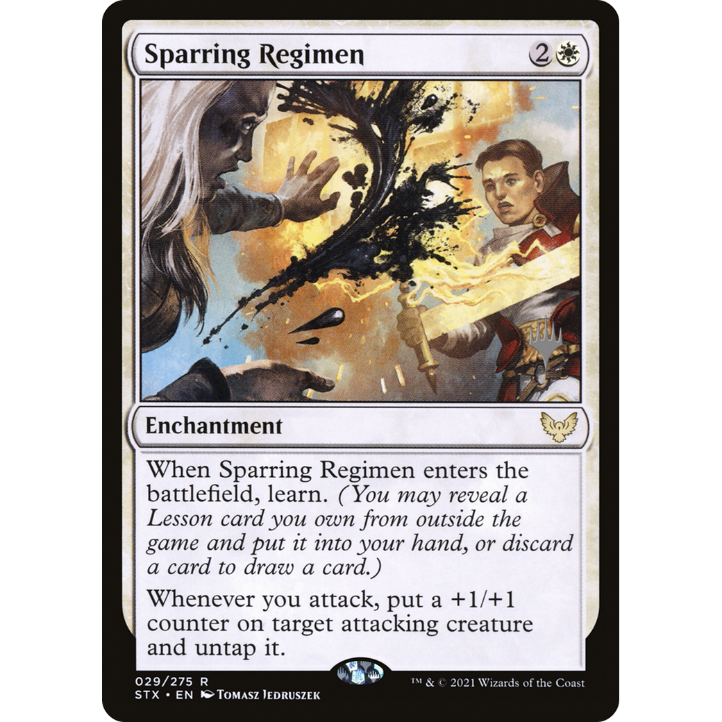 Sparring Regimen (PPSTX-029) - Strixhaven: School of Mages Promos