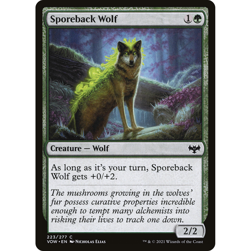 Sporeback Wolf (VOW-223) - Innistrad: Crimson Vow