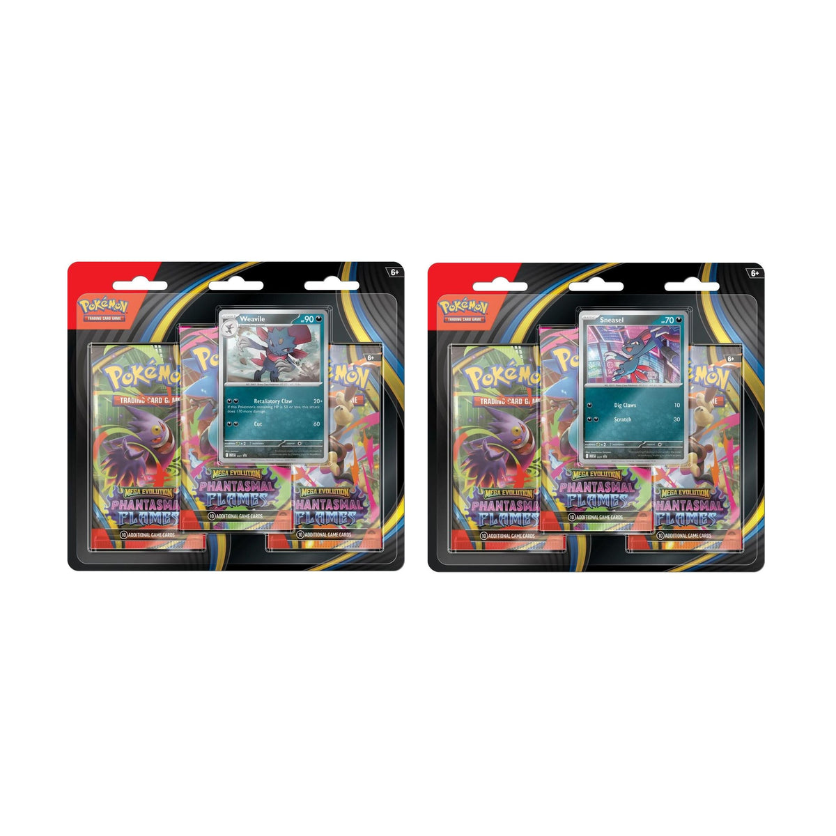 Pokemon TCG: Mega Evolution: Phantasmal Flames 3 Pack Blister