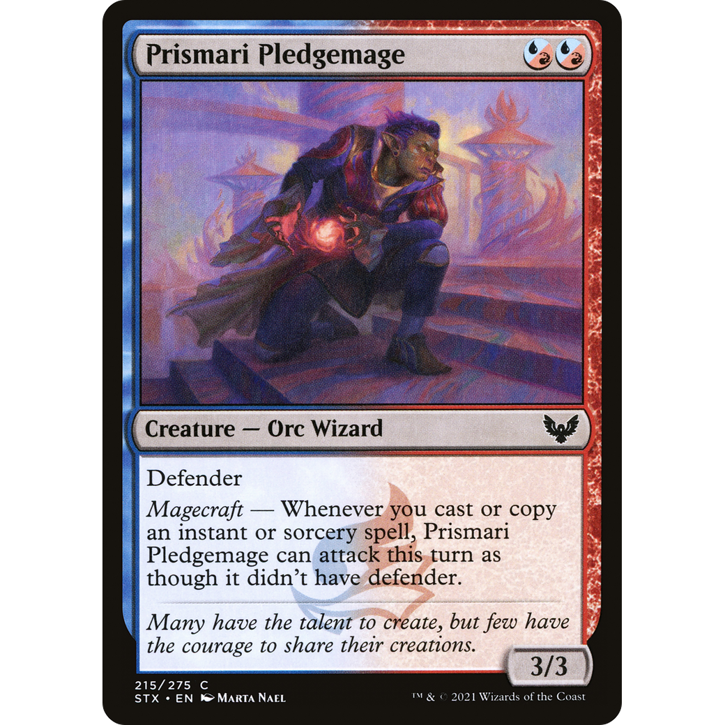 Prismari Pledgemage (STX-215) - Strixhaven: School of Mages
