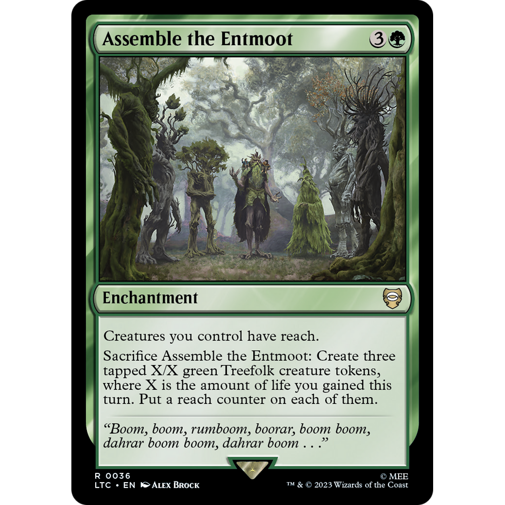 Assemble the Entmoot (LTC-036) - Tales of Middle-earth Commander