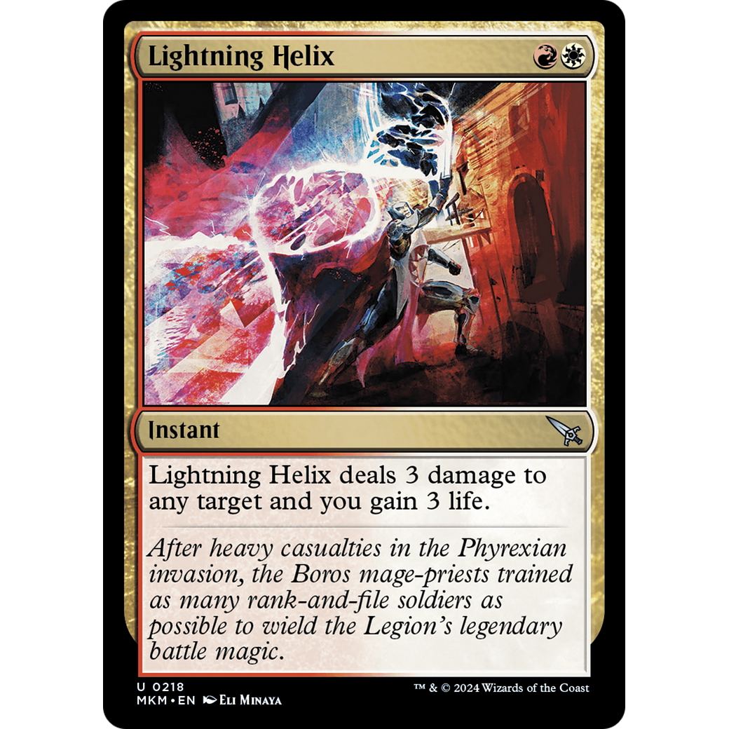 Lightning Helix (MKM-218) - Murders at Karlov Manor Foil