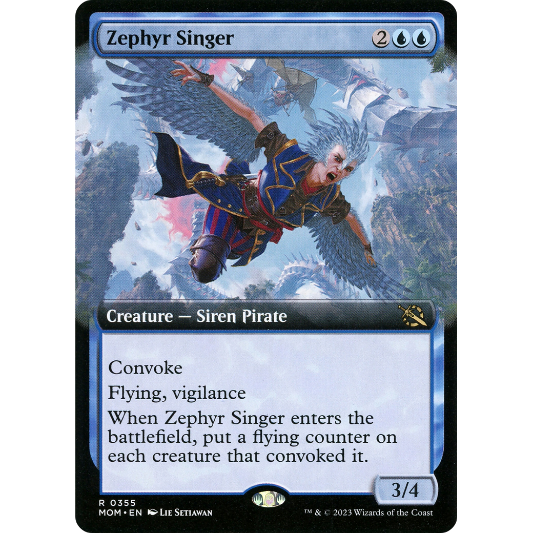 Zephyr Singer (MOM-355) - March of the Machine: (Extended Art)
