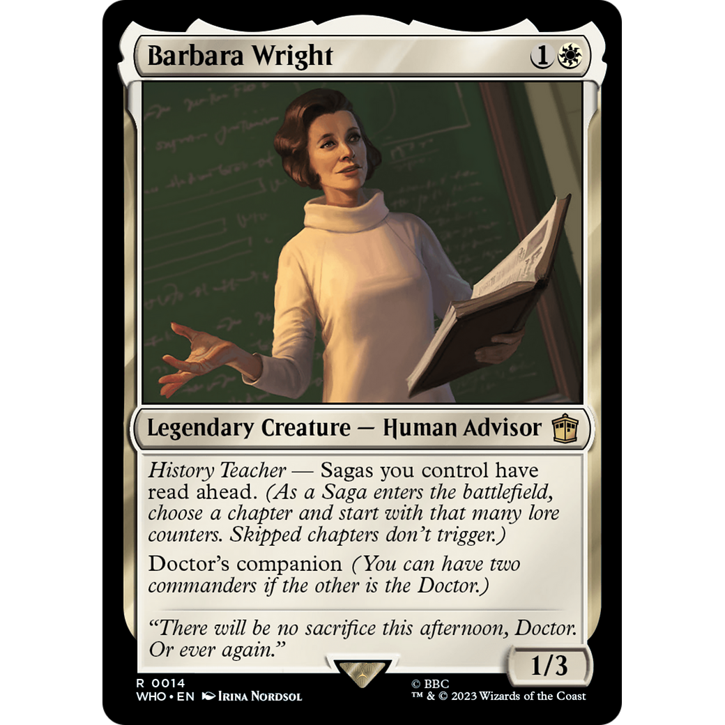 Barbara Wright (WHO-014) - Doctor Who Foil