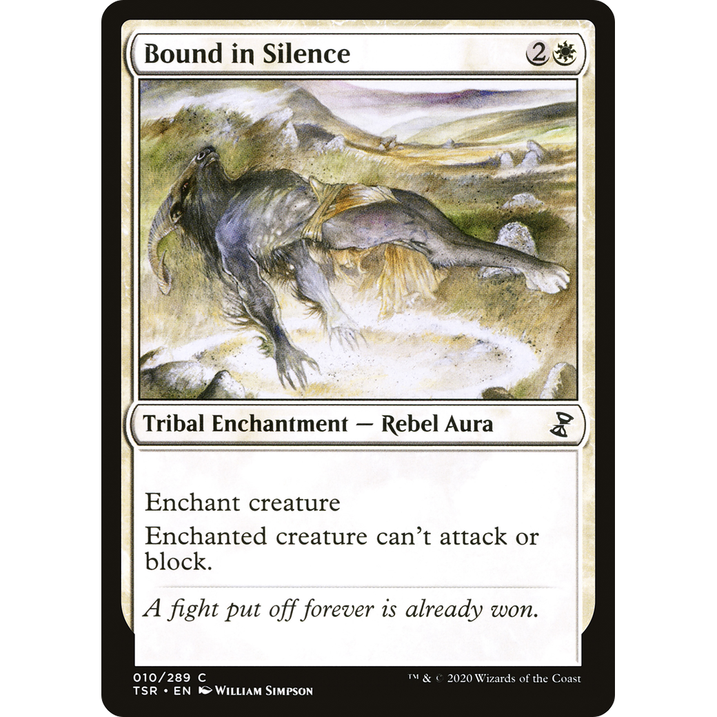 Bound in Silence (TSR-010) - Time Spiral Remastered Foil