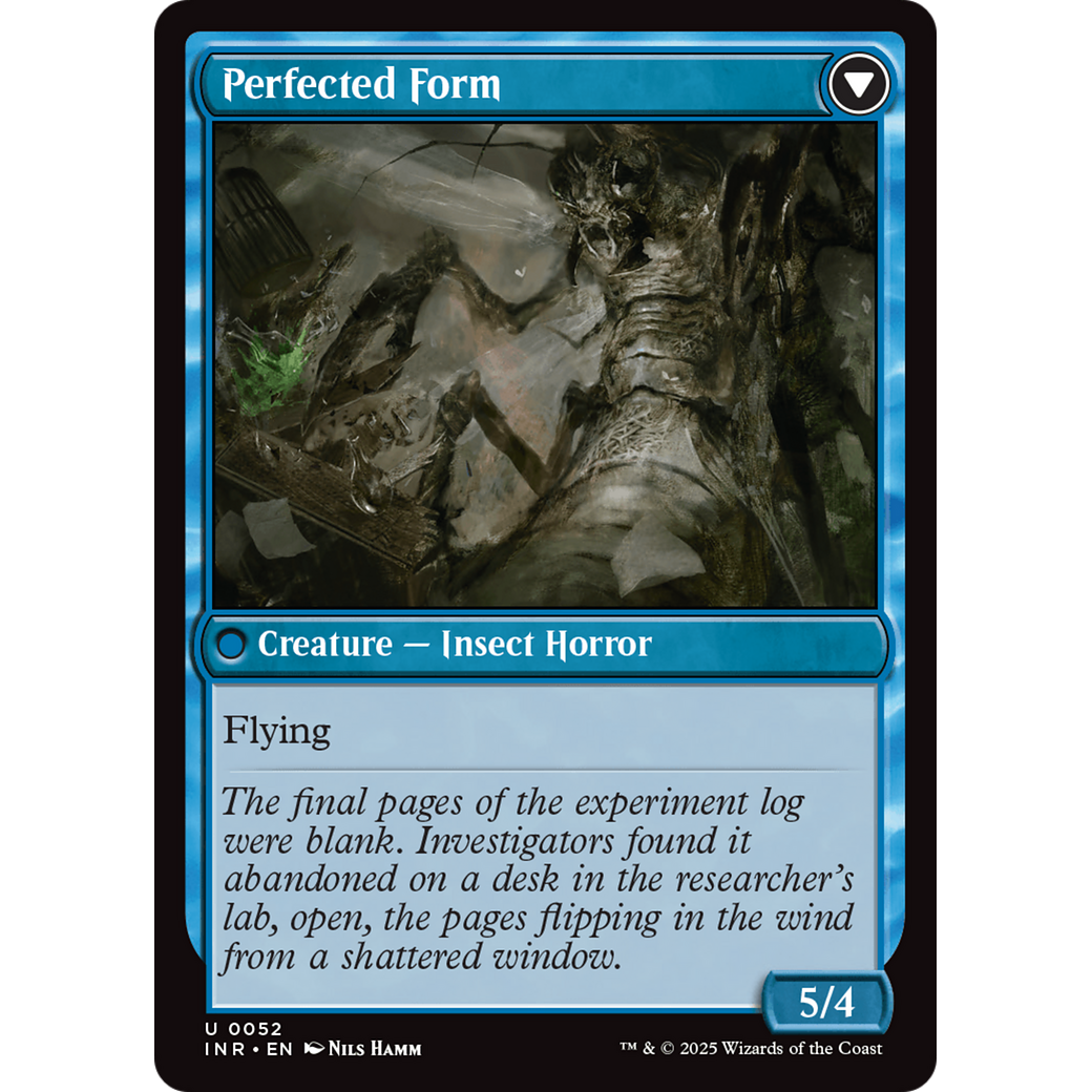 Aberrant Researcher // Perfected Form (INR-052) - Innistrad Remastered