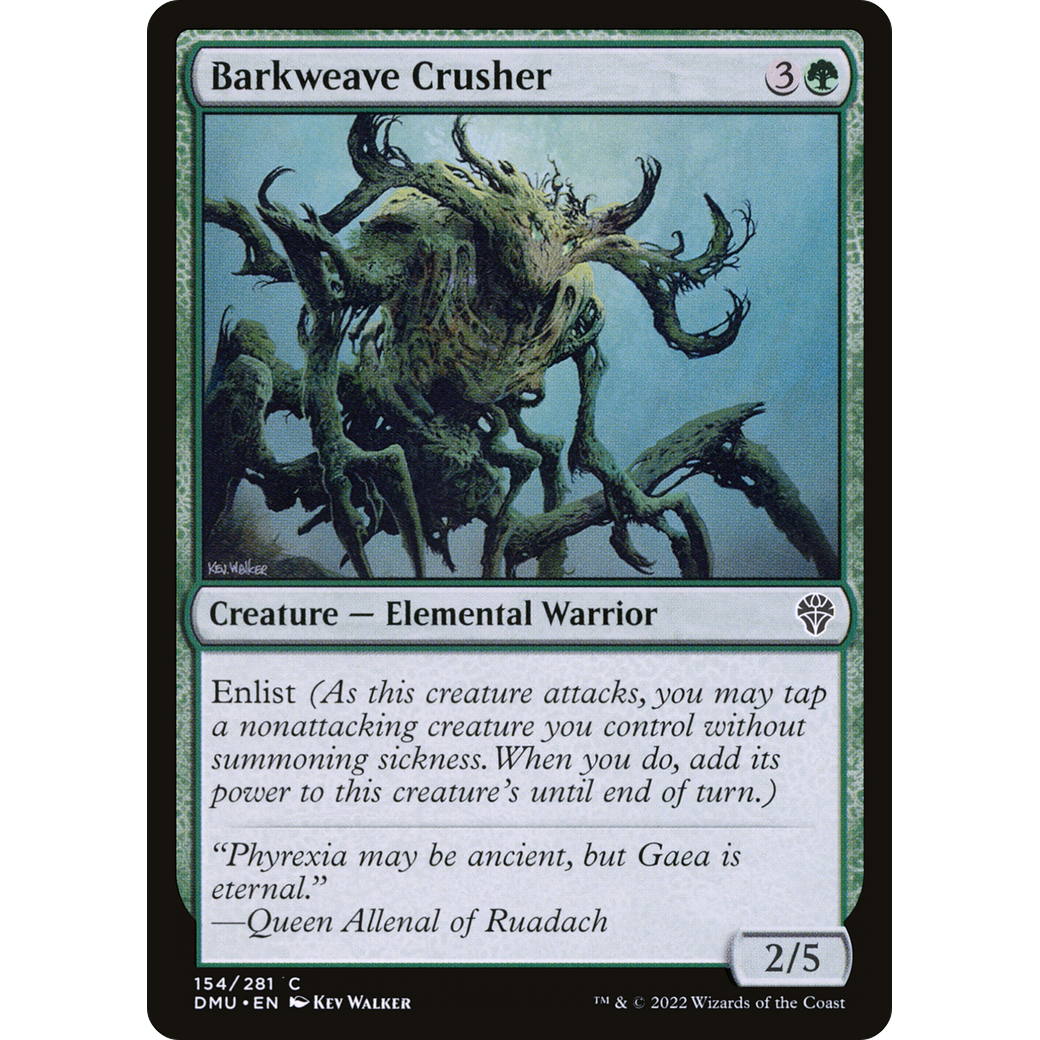 Barkweave Crusher (DMU-154) - Dominaria United Foil
