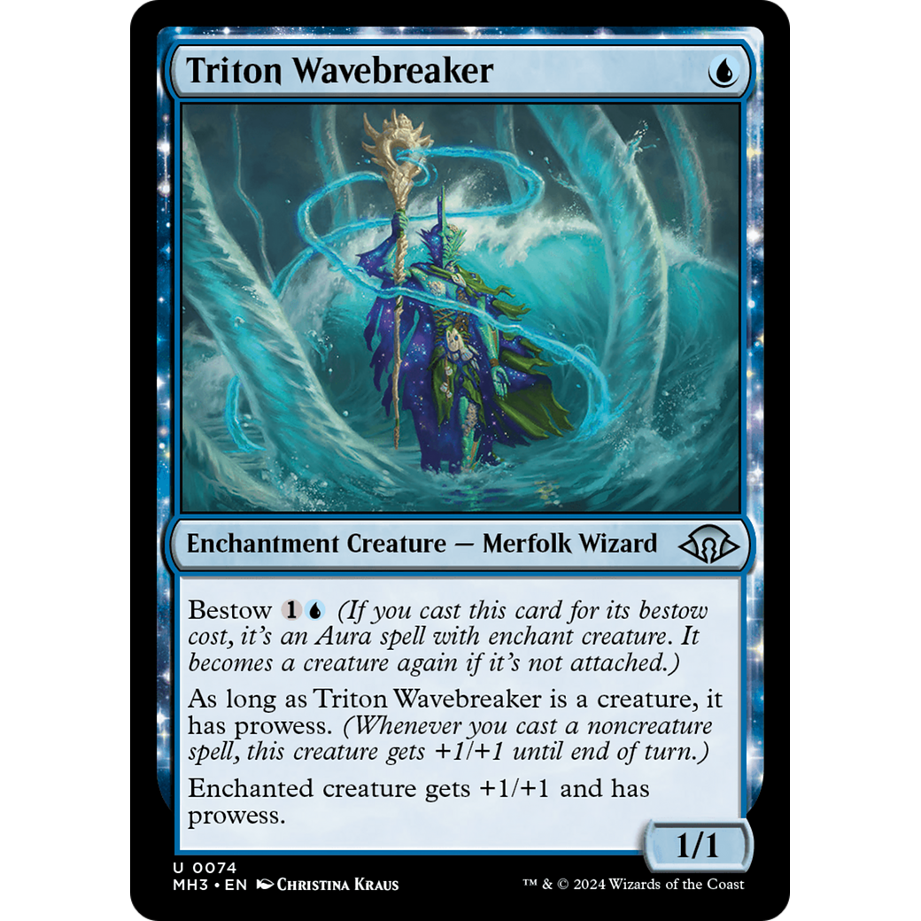 Triton Wavebreaker (MH3-074) - Modern Horizons 3: (enchantment)