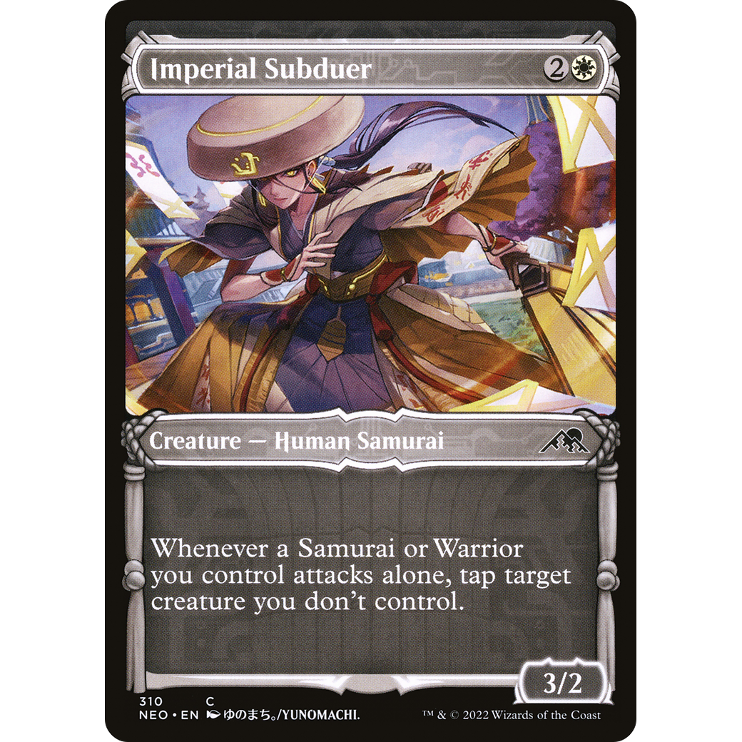 Imperial Subduer (NEO-310) - Kamigawa: Neon Dynasty: (Showcase)