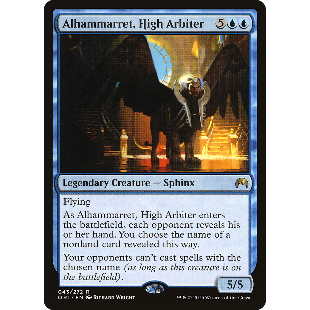 Alhammarret, High Arbiter (ORI-043) - Magic Origins Foil