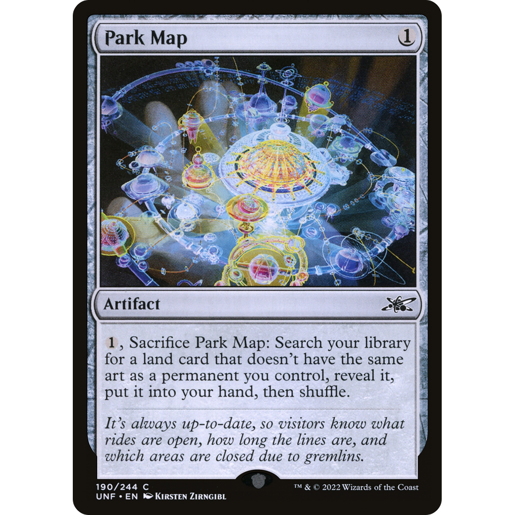 Park Map (UNF-190) - Unfinity Foil