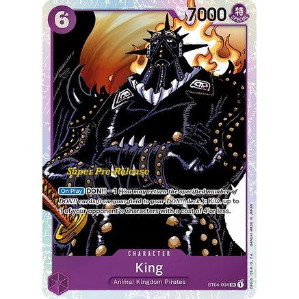 King (ST04-004) - Super Pre-Release Starter Deck 4: Animal Kingdom Pirates Foil
