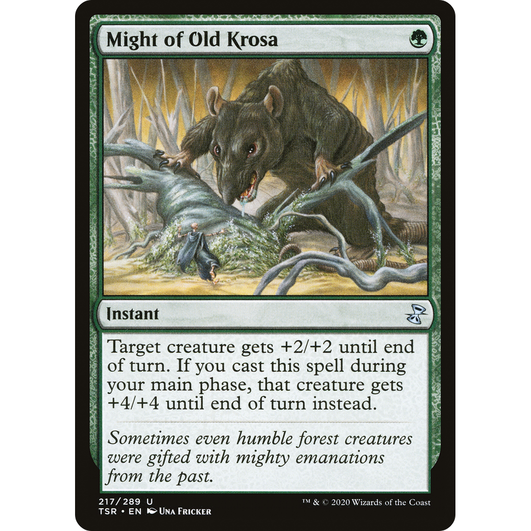 Might of Old Krosa (TSR-217) - Time Spiral Remastered Foil