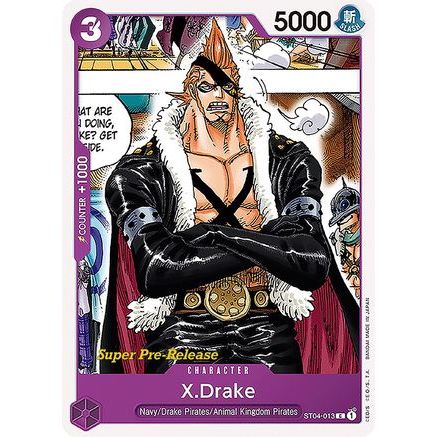 X.Drake (ST04-013) - Super Pre-Release Starter Deck 4: Animal Kingdom Pirates