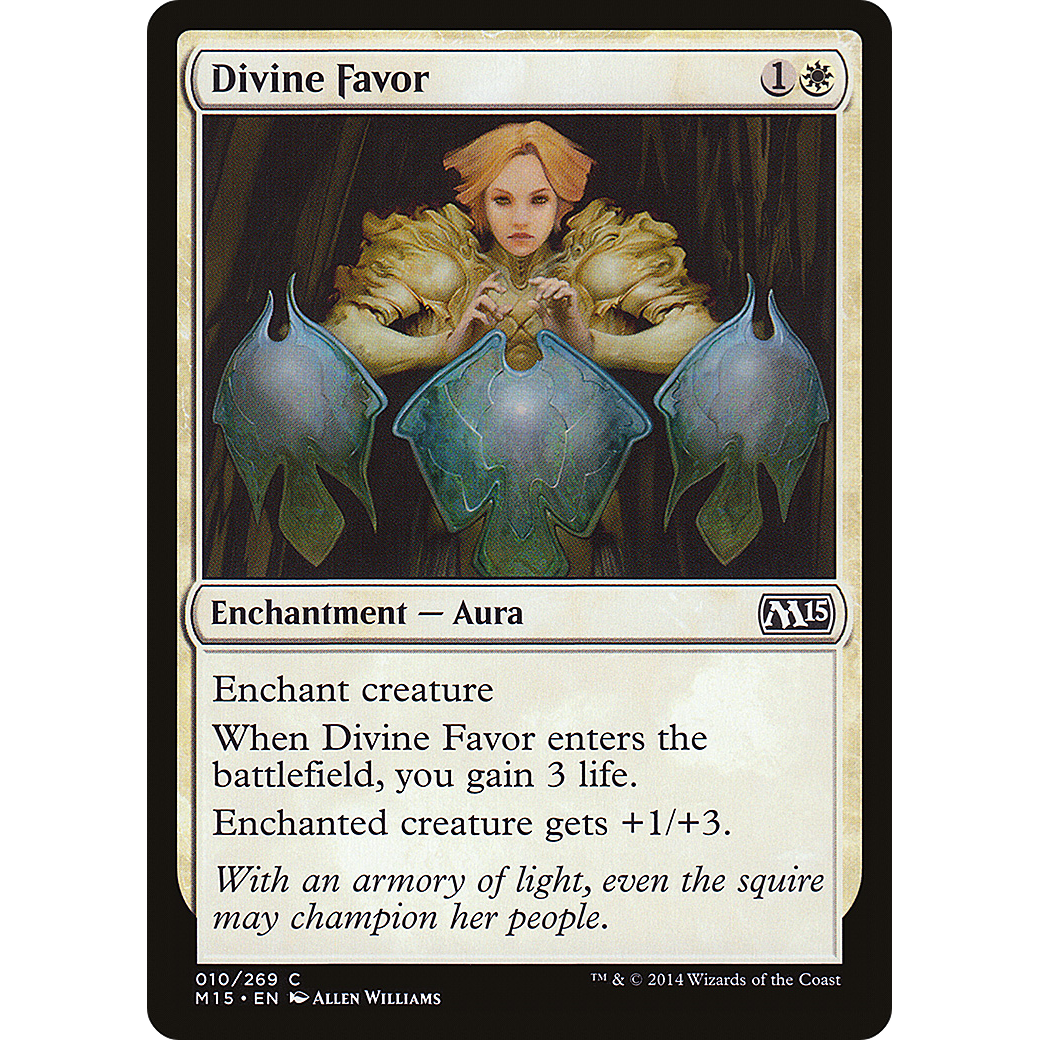 Divine Favor (M15-010) - Magic 2015 Foil