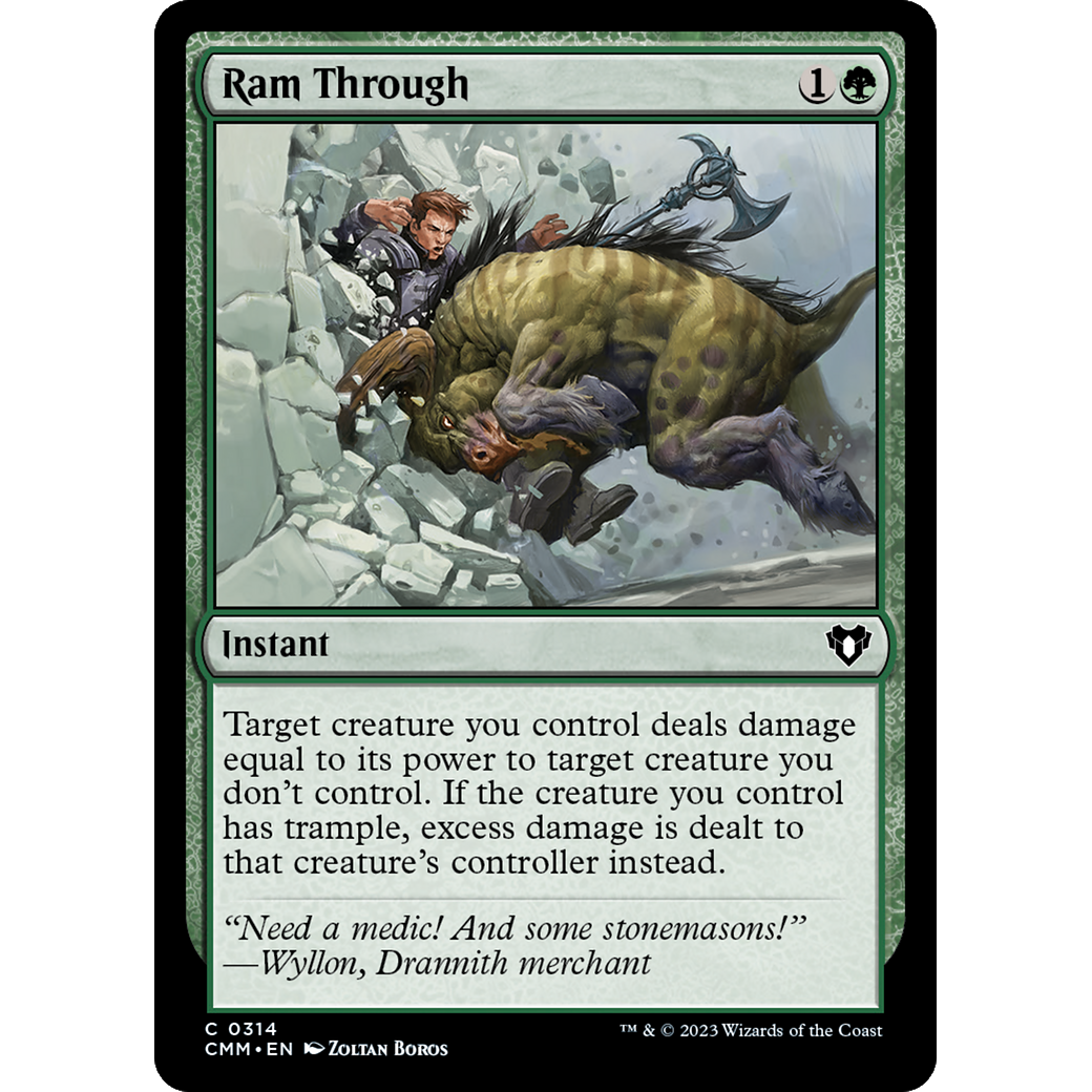 Ram Through (CMM-314) - Commander Masters Foil