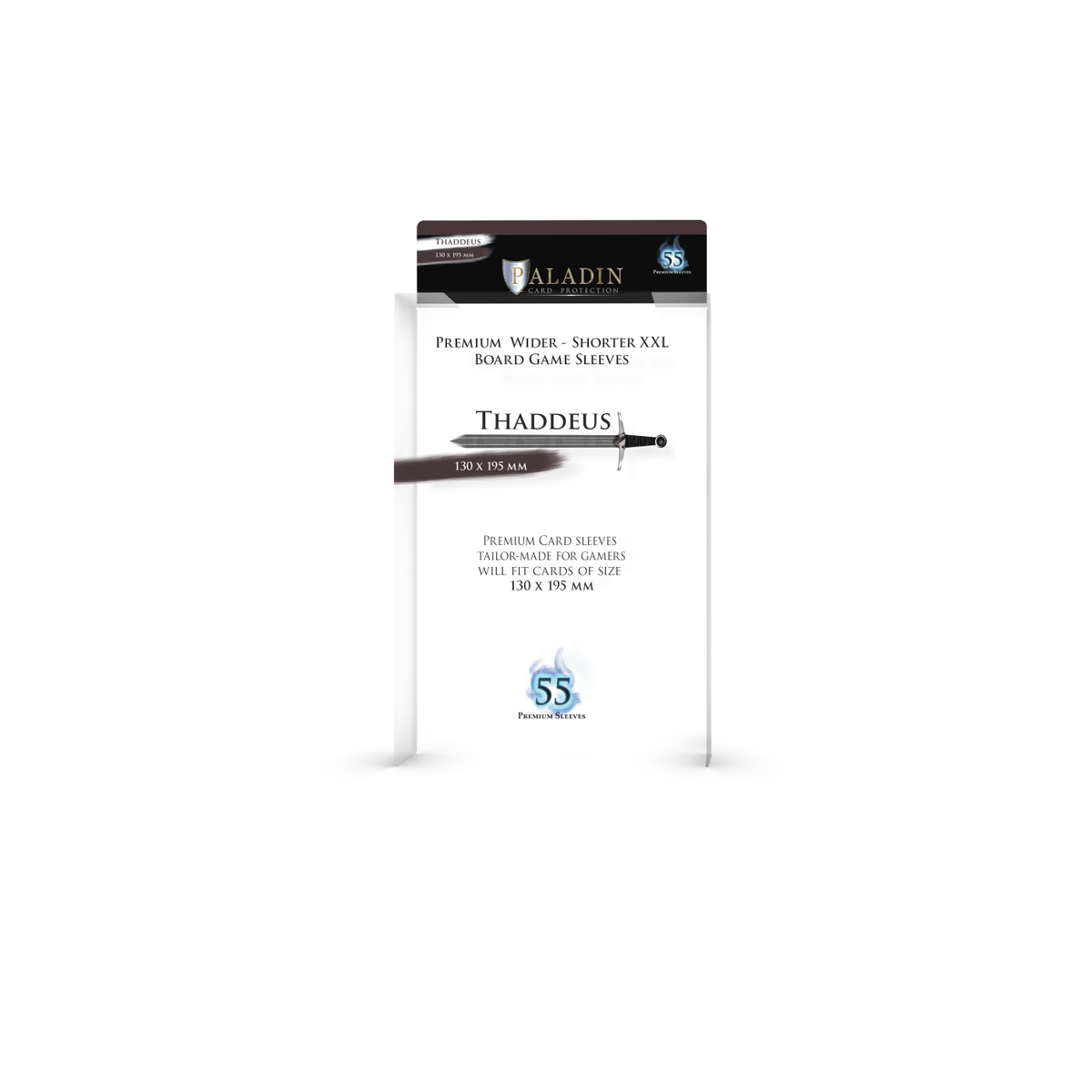Paladin Card Protectors - Clear Gloss Ultra Large Sizes: Michonne – 20x210mm