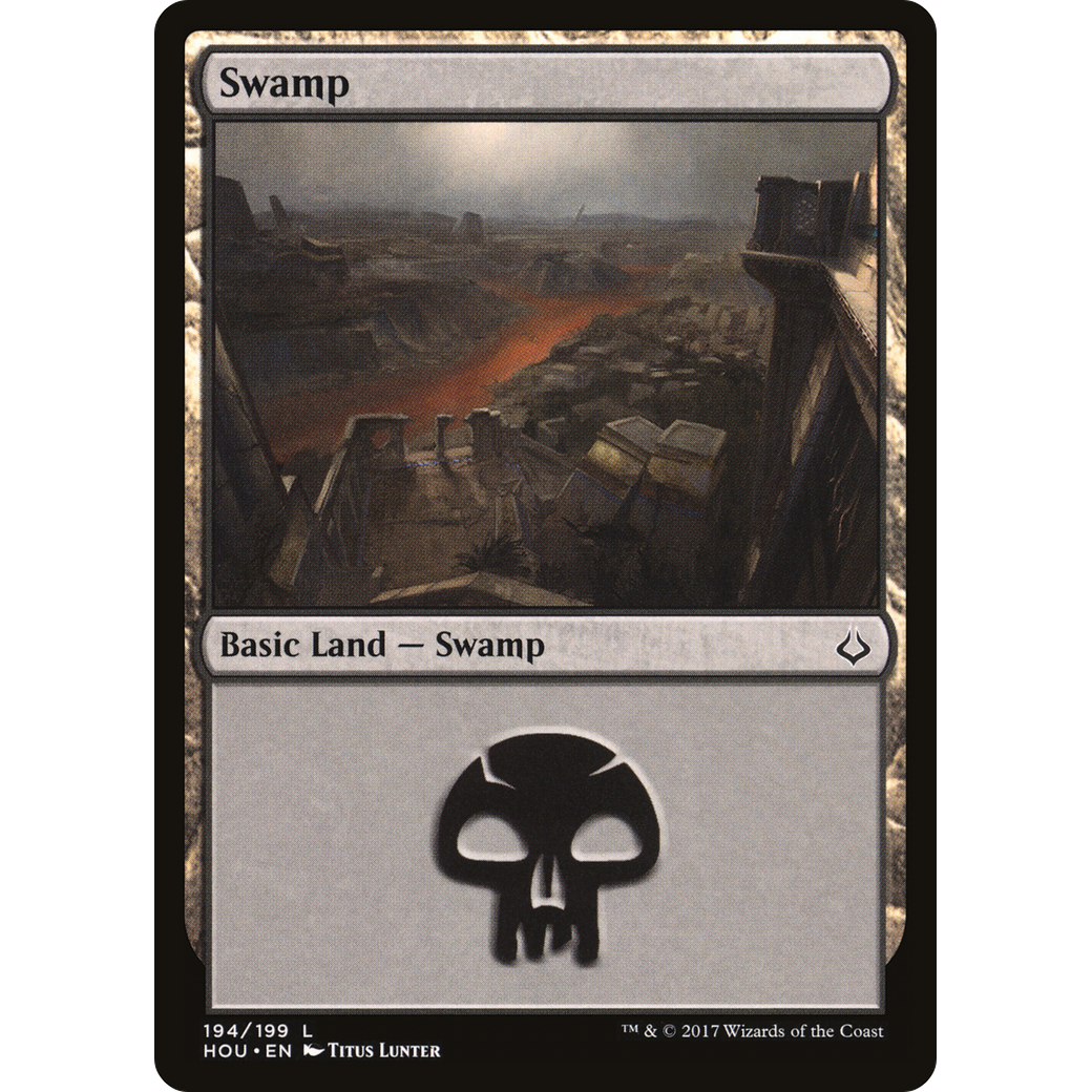 Swamp (194) (HOU-194) - Hour of Devastation Foil