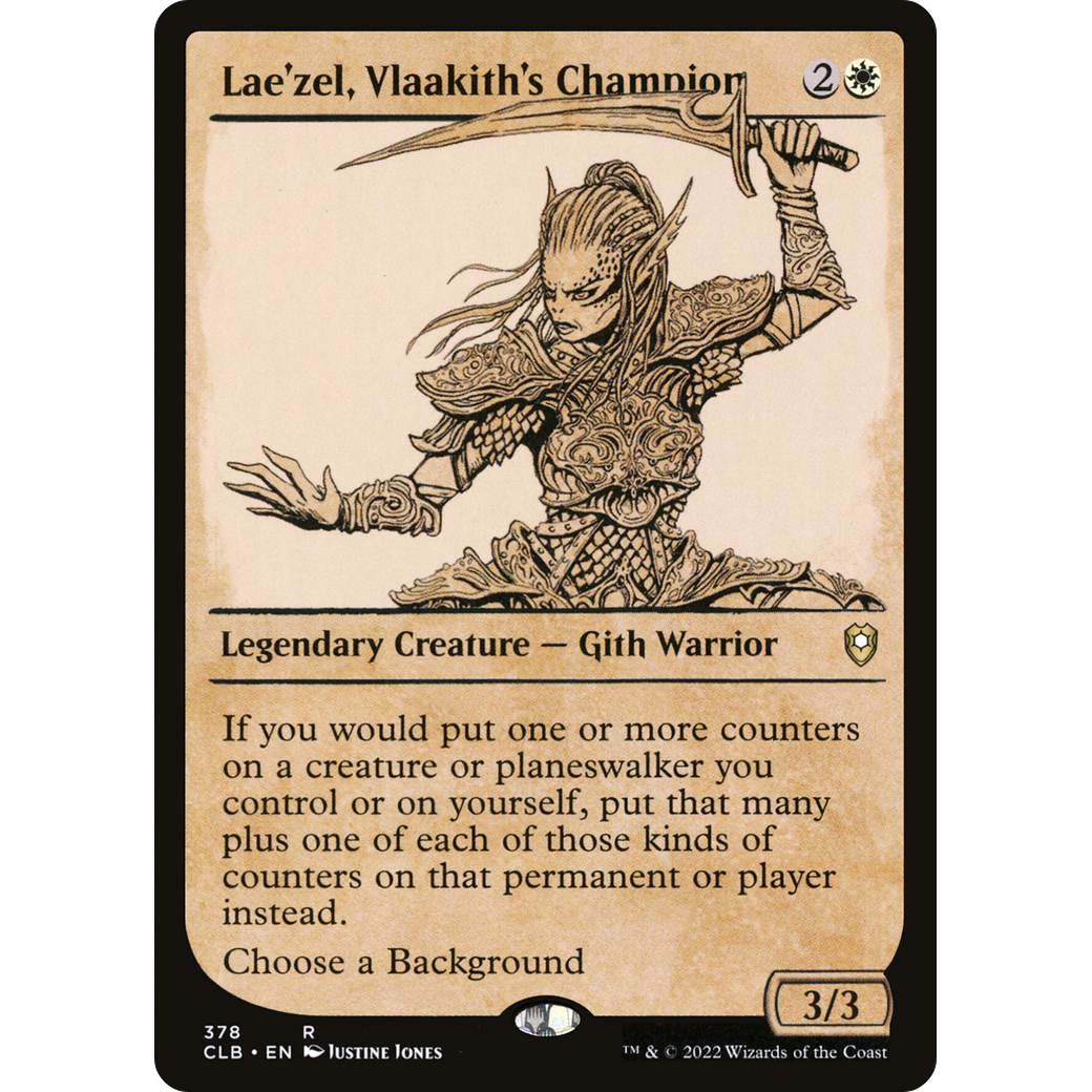 Lae'zel, Vlaakith's Champion (CLB-378) - Commander Legends: Battle for Baldur's Gate: (Showcase)
