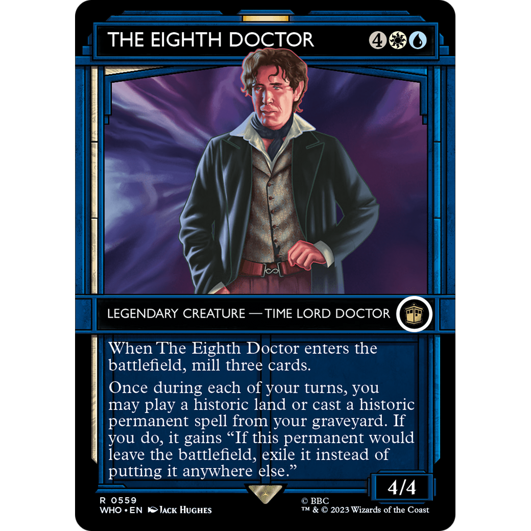 The Eighth Doctor (Showcase) (WHO-559) - Doctor Who: (Showcase) (Borderless)