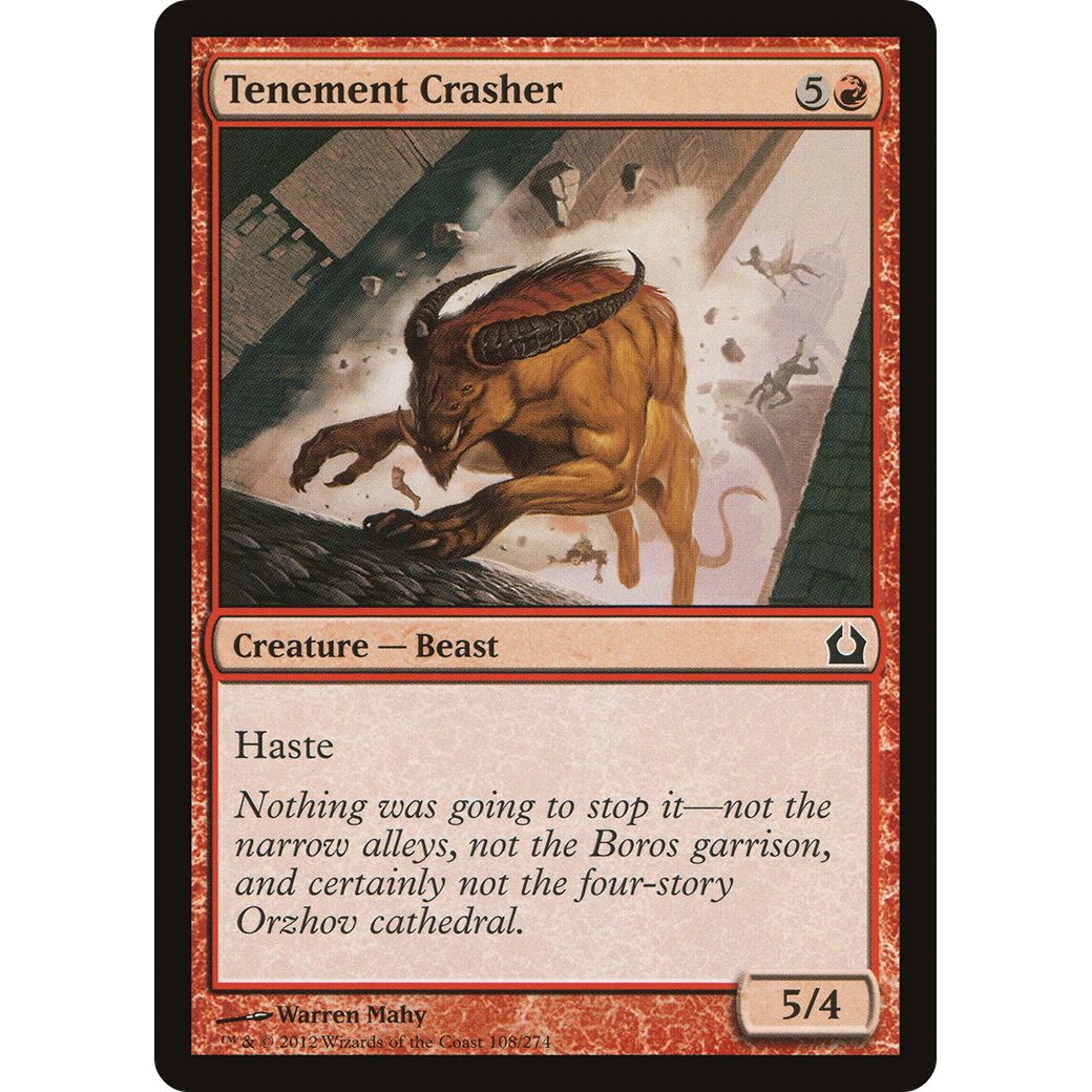 Tenement Crasher (RTR-108) - Return to Ravnica