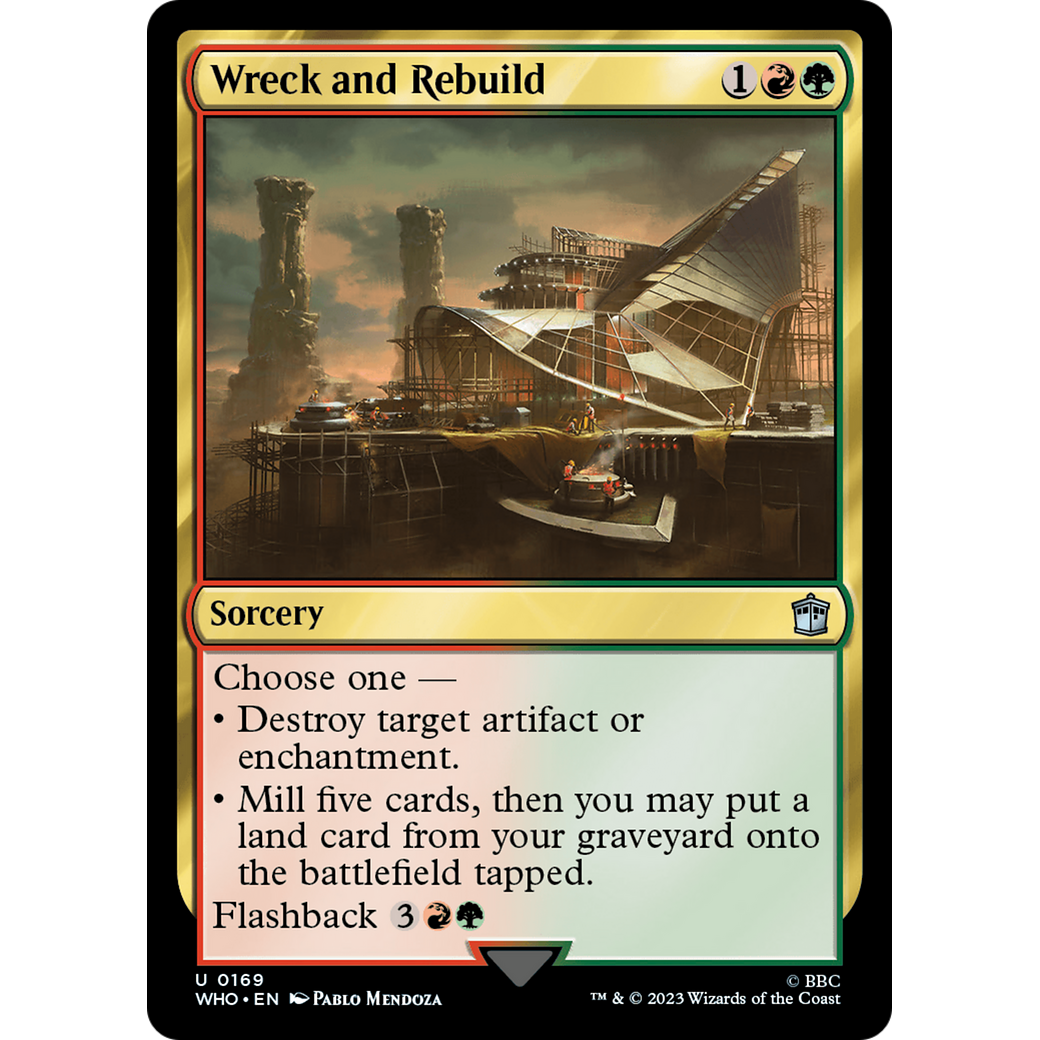 Wreck and Rebuild (WHO-169) - Doctor Who Foil
