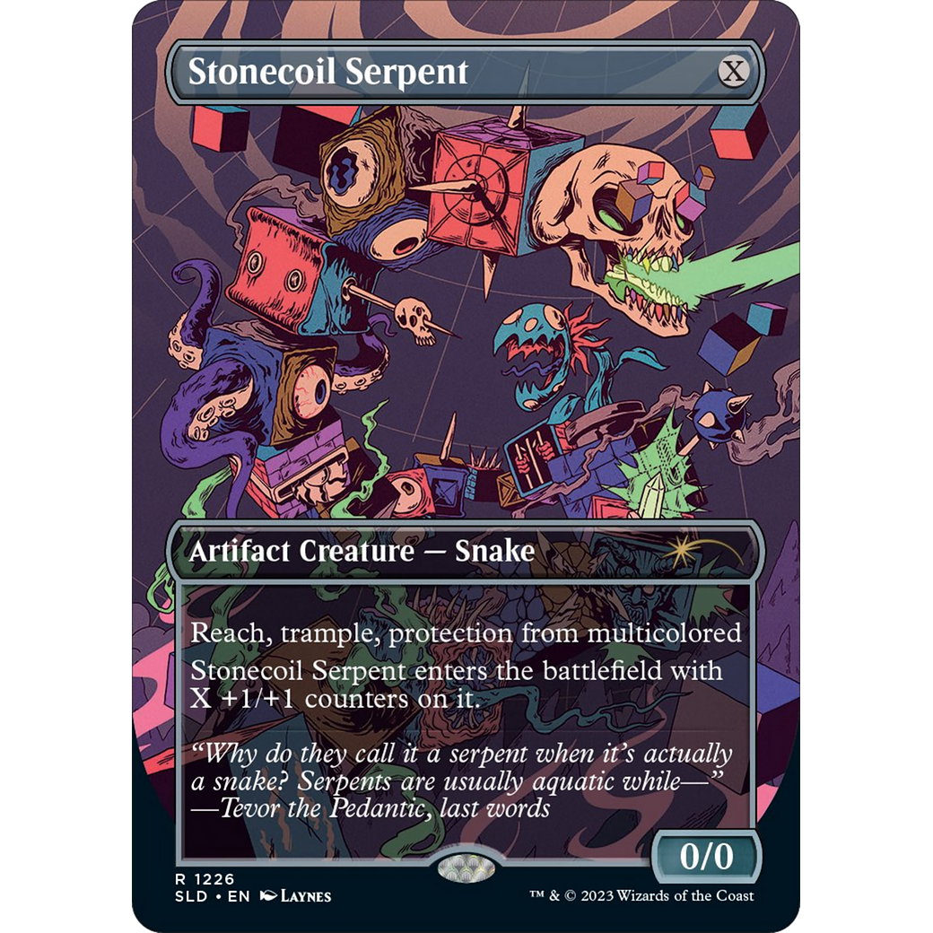 Stonecoil Serpent (SLD-1226) - Secret Lair Drop (Borderless)