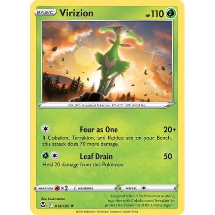 Virizion 14/195 - SWSH12 Silver Tempest