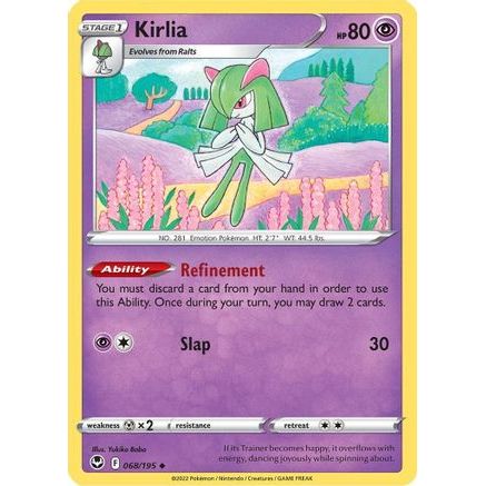 Kirlia 68/195 - SWSH12 Silver Tempest Reverse Holofoil