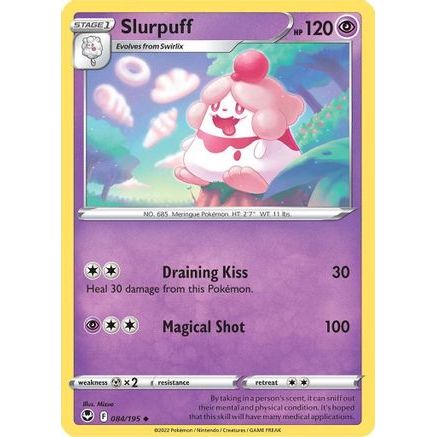 Slurpuff 84/195 - SWSH12 Silver Tempest Reverse Holofoil