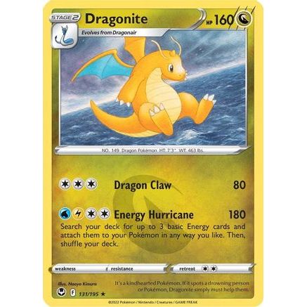 Dragonite 131/195 - SWSH12 Silver Tempest Holofoil
