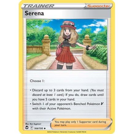 Serena 164/195 - SWSH12 Silver Tempest Reverse Holofoil