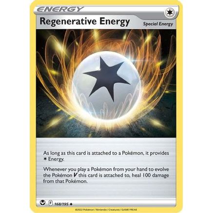 Regenerative Energy 168/195 - SWSH12 Silver Tempest Reverse Holofoil