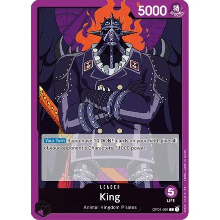 King (091) (OP01-091) - Romance Dawn