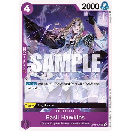 Basil Hawkins (OP01-106) - Romance Dawn