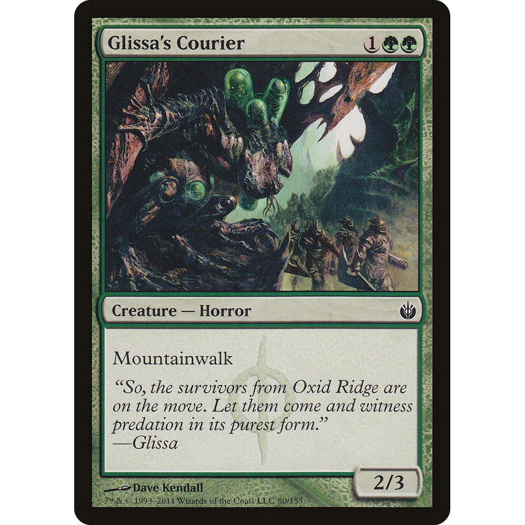 Glissa's Courier (MBS-080) - Mirrodin Besieged Foil