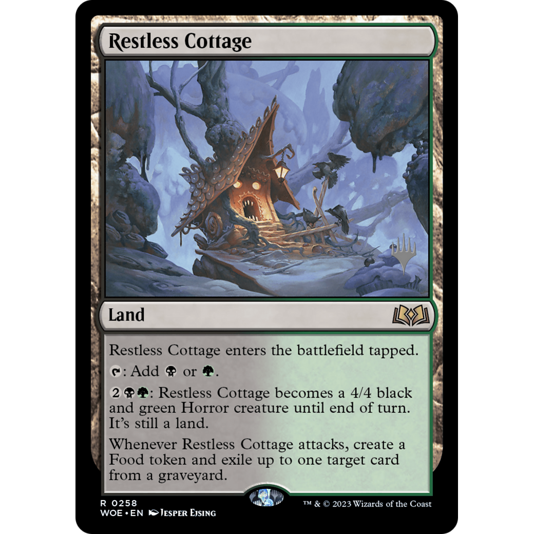 Restless Cottage (PPWOE-258P) - Wilds of Eldraine Promos Foil