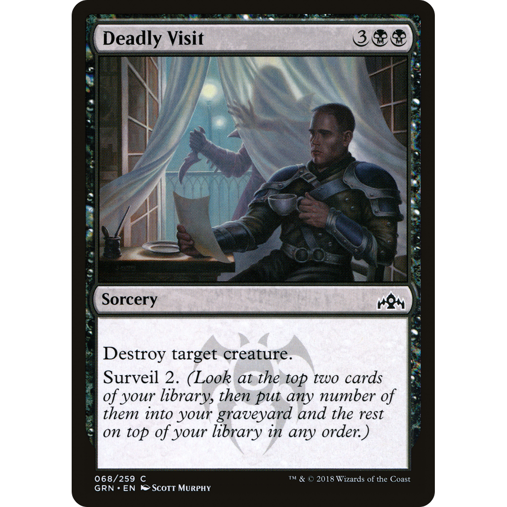 Deadly Visit (GRN-068) - Guilds of Ravnica Foil