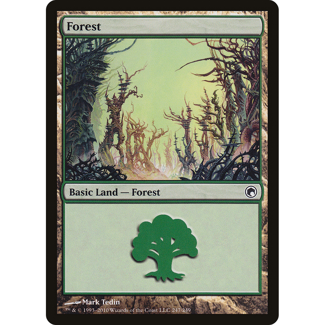 Forest (247) (SOM-247) - Scars of Mirrodin Foil