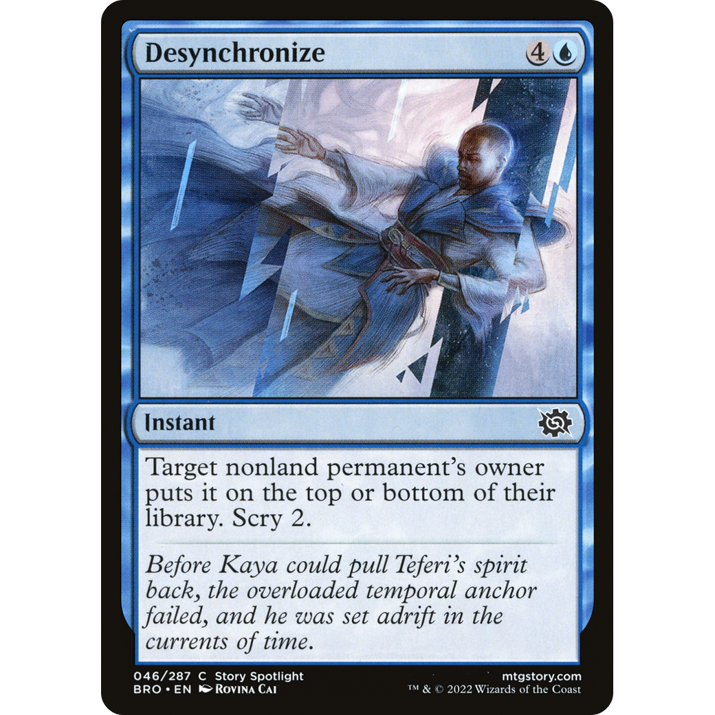 Desynchronize (BRO-046) - The Brothers' War Foil