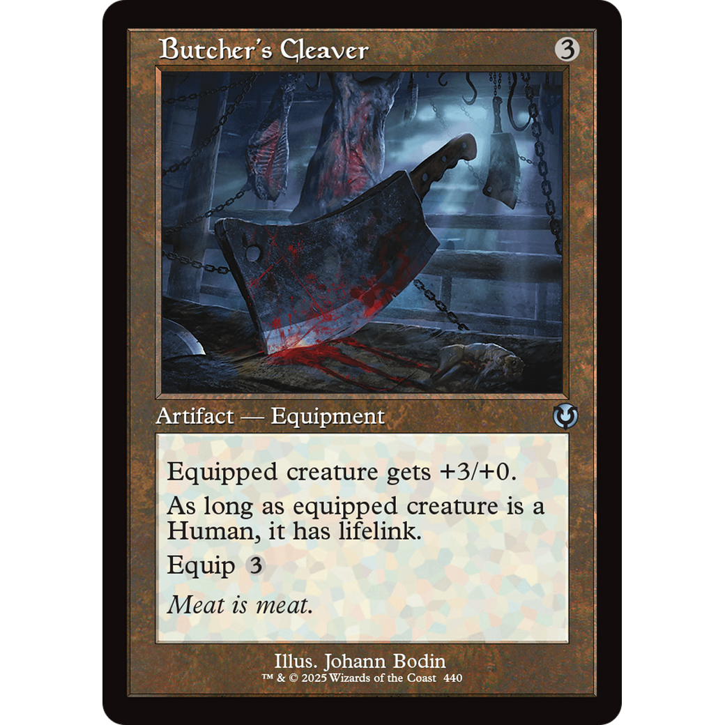 Butcher's Cleaver (INR-440) - Innistrad Remastered Foil